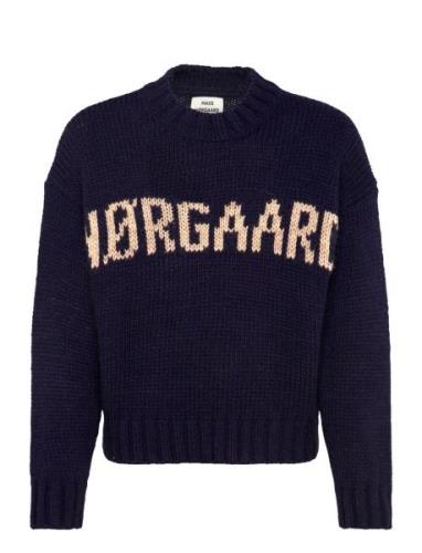 Crash Tilonina Sweater Tops Knitwear Pullovers Navy Mads Nørgaard