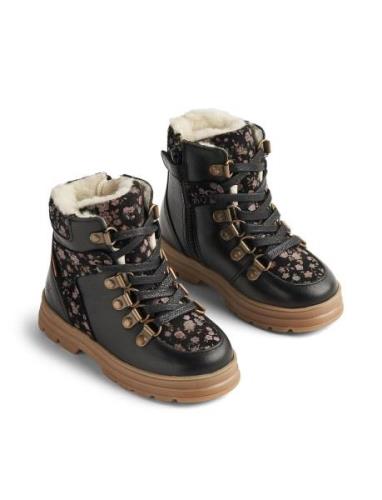 Winterboot Toni Hiker Tex Nauhalliset Talvikengät Black Wheat