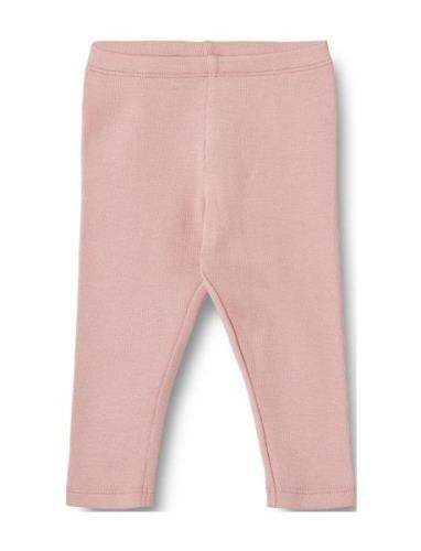 Rib Leggings Maddy Bottoms Leggings Pink Wheat