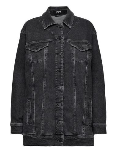 Ivy-Augusta Over Jacket Wash Is Farkkutakki Denimtakki Black IVY Copen...