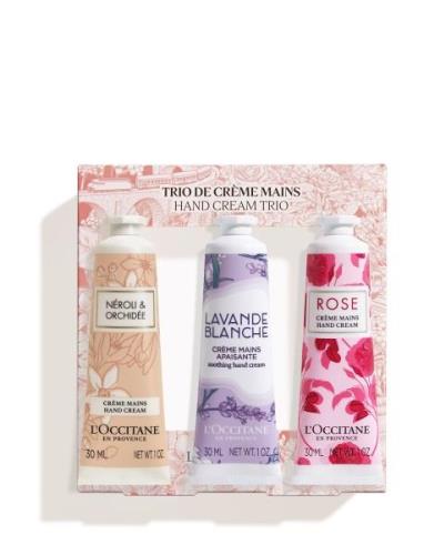 Hand Cream Trio Kylpysetti Ihonhoito Nude L'Occitane