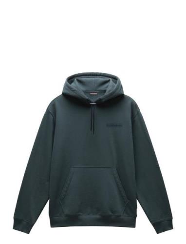 Albula Hoodie Tops Sweat-shirts & Hoodies Hoodies Green Napapijri