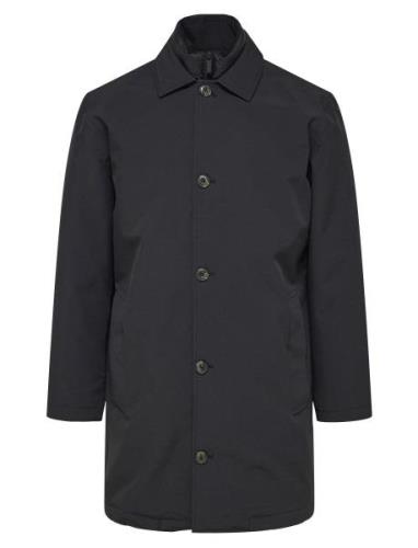 Slhnew Alvin Mac Coat Noos Trenssi Takki Black Selected Homme