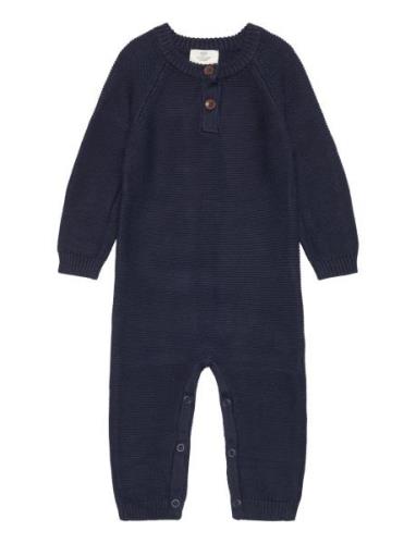 Classic Cotton Baby Full Body Pitkähihainen Body Navy Copenhagen Color...