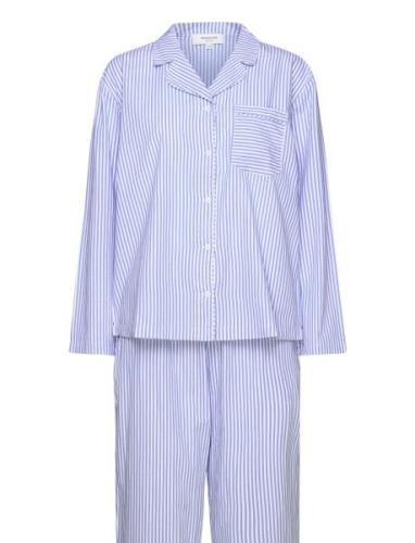 Night Set Pyjama Blue Rosemunde