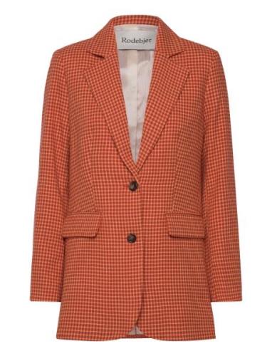 Rodebjer Viola Hounds Blazers Single Breasted Blazers Orange RODEBJER