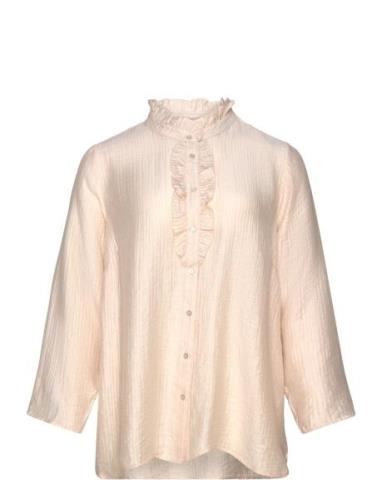 Wa-Caysa Tops Shirts Long-sleeved Cream Wasabiconcept