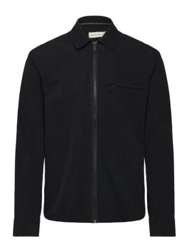 Zip Overshirt Tops Overshirts Black Calvin Klein Jeans