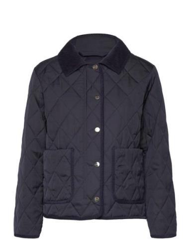 Quilted Cord Detailed Jacket Tikkitakki Navy GANT