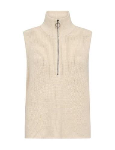 Sc-Julia Tops Knitwear Jumpers Cream Soyaconcept