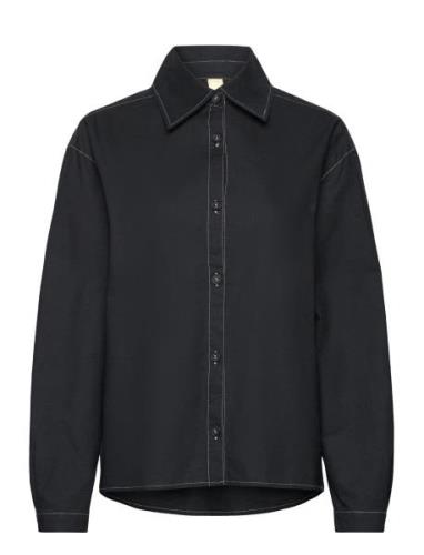 Stella Tops Shirts Long-sleeved Black Brixtol Textiles