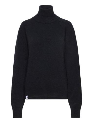 Sara Knit Tops Knitwear Turtleneck Black Makia