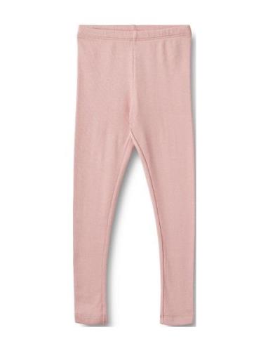 Rib Leggings Maddy Bottoms Leggings Pink Wheat