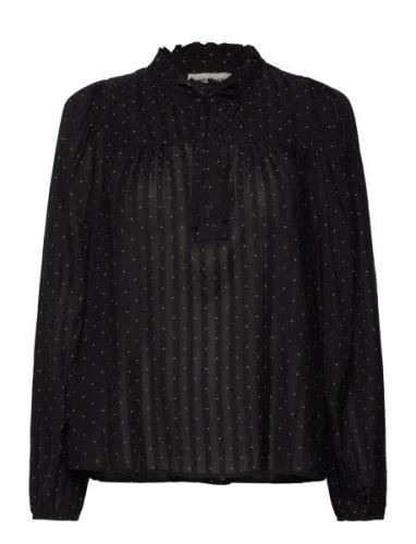 Blouse Tops Blouses Long-sleeved Black Sofie Schnoor