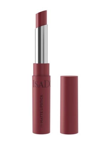 The Matte Lipstick 19 Real Crimson Huulipuna Meikki Pink IsaDora