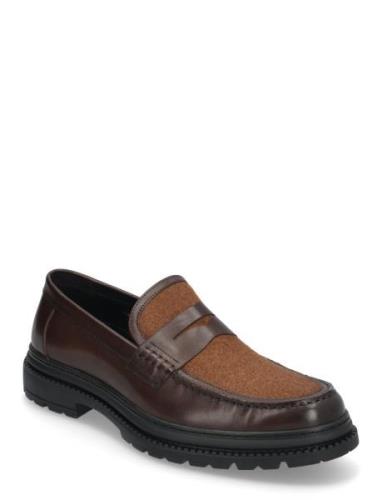 T43-2610 Loaferit Matalat Kengät Brown TGA By Ahler