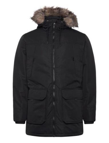 Jjeconstruct Faux Fur Parka Sn Parka Takki Black Jack & J S