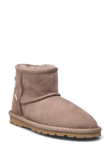 Rkbrisbane Shearling Boots Talvisaappaat Brown Rosemunde Kids