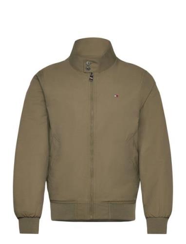 Tommy Club Harrington Bombertakki Takki Khaki Green Tommy Hilfiger