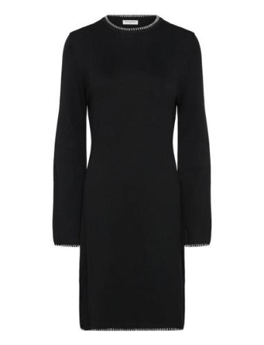 Myra Dress Black Polvipituinen Mekko Black Movesgood