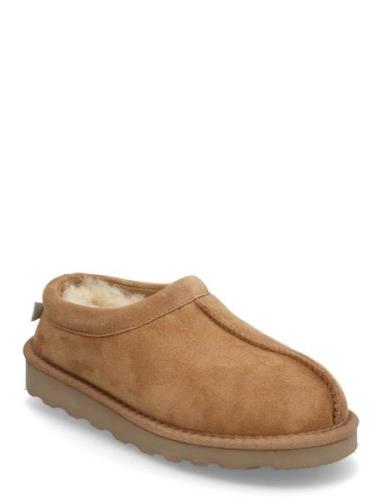 Rhbrisbane Shearling Band Slippers Aamutossut Tohvelit Beige Rosemunde