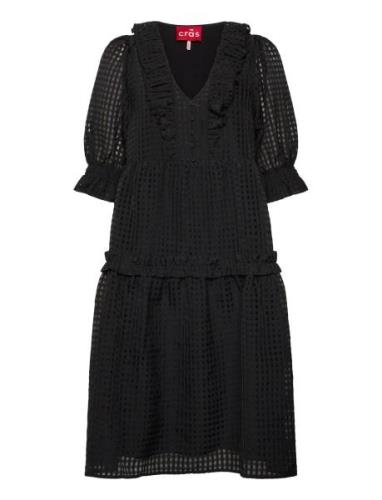 Lyoncras Dress Polvipituinen Mekko Black Cras