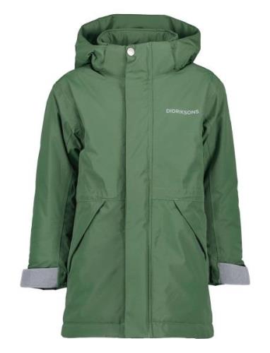 Tundran Kids Parkas Parka Takki Green Didriksons