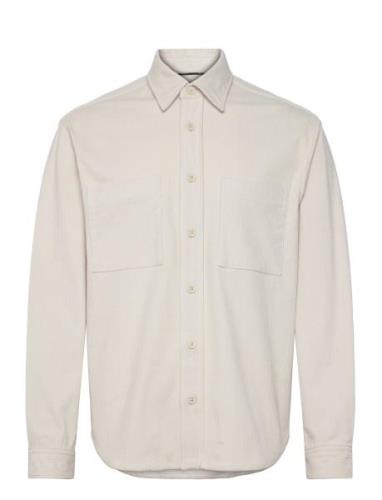 P-Owen-2Pp-C1-244 Tops Shirts Casual Cream BOSS