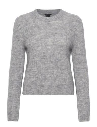 Sweater Livia Wool Mohair Blen Tops Knitwear Jumpers Grey Lindex