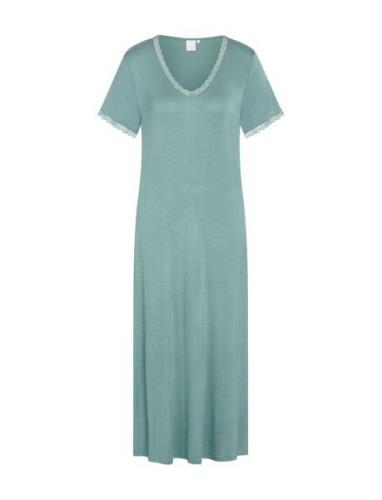 Jacqueline Longsleeved Long Dress Yöpaita Blue CCDK Copenhagen