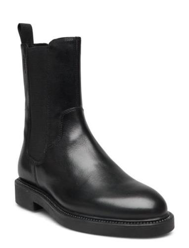 Alex W Shoes Boots Ankle Boots Ankle Boots Flat Heel Black VAGABOND