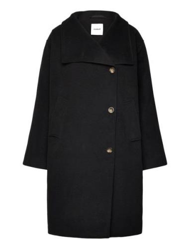 Slrubie Coat Villakangastakki Pitkä Takki Black Soaked In Luxury