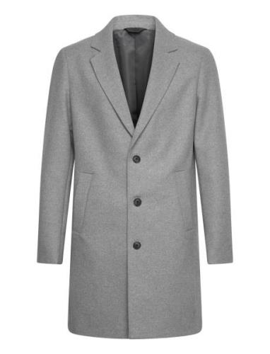 Jjeharrison Wool Coat Sn Villakangastakki Pitkä Takki Grey Jack & J S