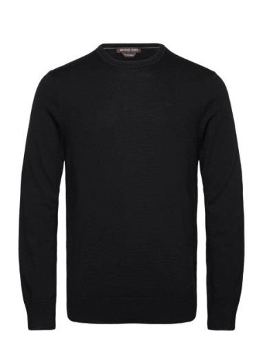 Core Merino Crew Tops Knitwear Round Necks Black Michael Kors