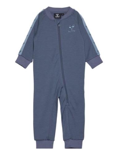 Hmlbello Suit Pyjama Sie Jumpsuit Haalari Blue Hummel