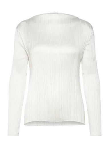 Ember Tops T-shirts & Tops Long-sleeved White Reiss