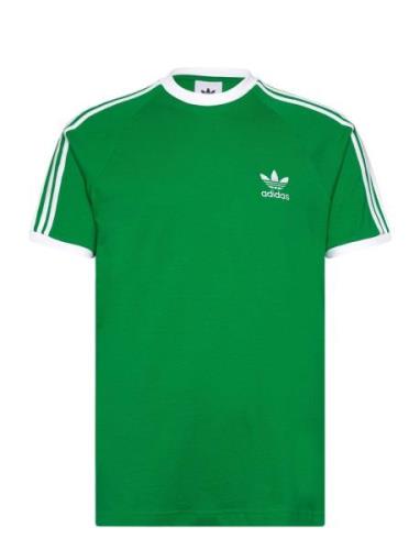 3-Stripes Tee Sport T-shirts Short-sleeved Green Adidas Originals