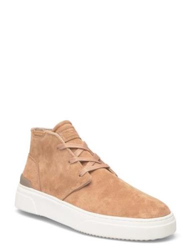 T1960 Tennis Chukka M Korkeavartiset Tennarit Beige Björn Borg