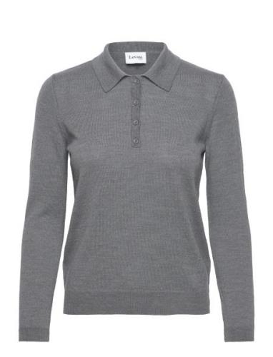 Lr-Ismaila Tops Knitwear Jumpers Grey Levete Room