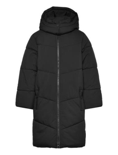 Long Puffer Jacket Toppatakki Black Tom Tailor