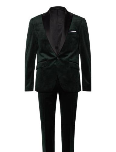 Velvet Tuxedo Suit Puku Black Lindbergh