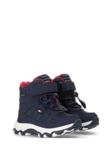 Tommy Hilfiger Warm Winter Boots Nauhalliset Talvikengät Navy Tommy Hi...