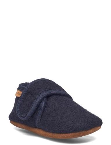 Baby Wool Slippers Aamutossut Sisäkengät Blue En Fant