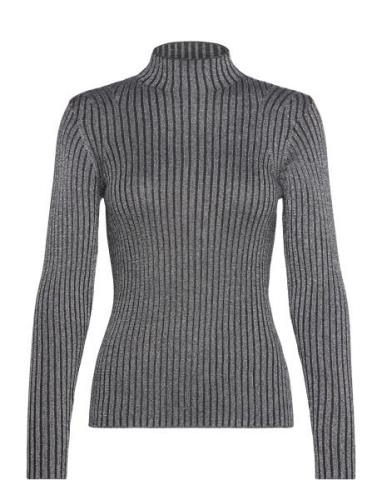 Mslemia Knit Pullover Tops Knitwear Jumpers Silver Minus