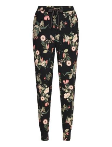 Jersey Pyjama Pants Pyjamahousut Olohousut Black Hunkemöller