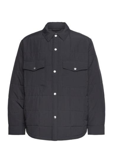 Quilted Shirt Jacket Tikkitakki Black GANT