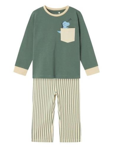 Nmmrade Night Set Pyjamasetti Pyjama Green Name It