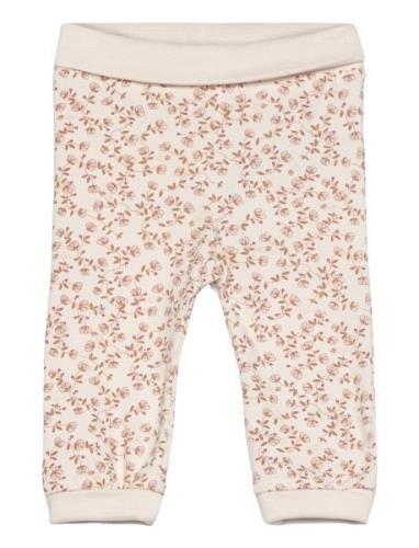 Pants - Aop Bottoms Leggings Beige Fixoni