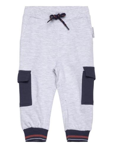 College Cargo Trousers Grey Mel Bottoms Sweatpants Grey Geggamoja