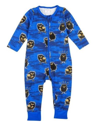 Trick Pyjamas Pyjama Sie Jumpsuit Haalari Blue MUMIN